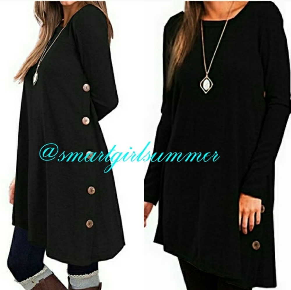 🆕⭐"Bailey"  black dress or tunic